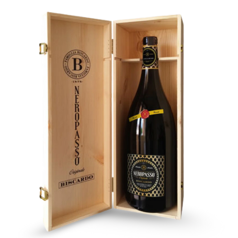 Neropasso Biscardo Jeroboam 3 Liter in Kist