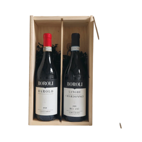 De Koning van Italië Boroli Luxe Wijnkist