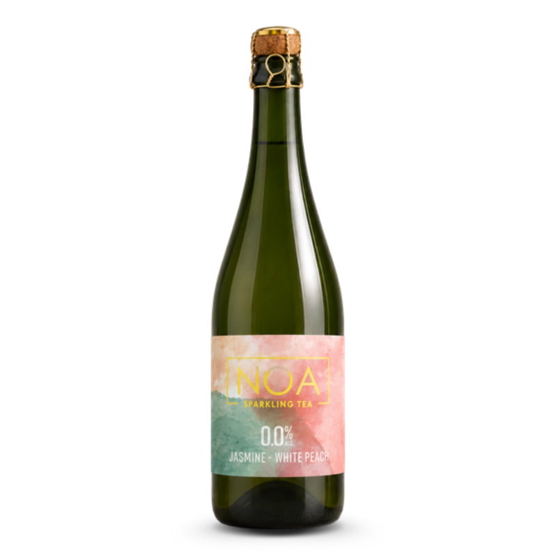 NOA Sparkling Tea Jasmine & White Peach – fles 750 ml