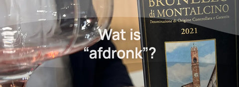 Wat betekent "afdronk"?