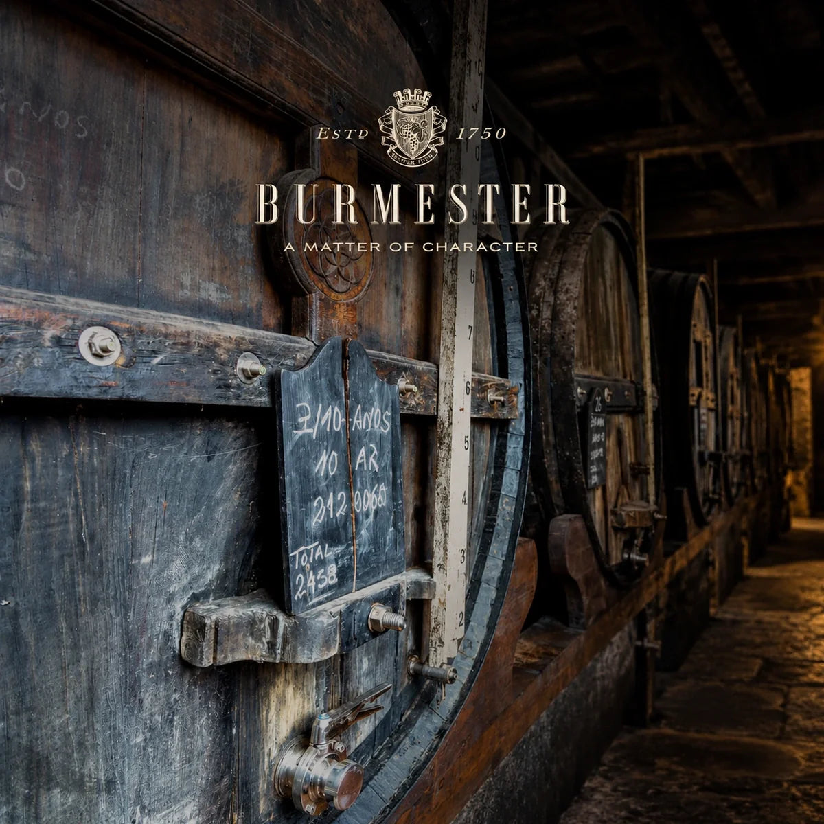 Burmester Port, sfeerfoto met logo