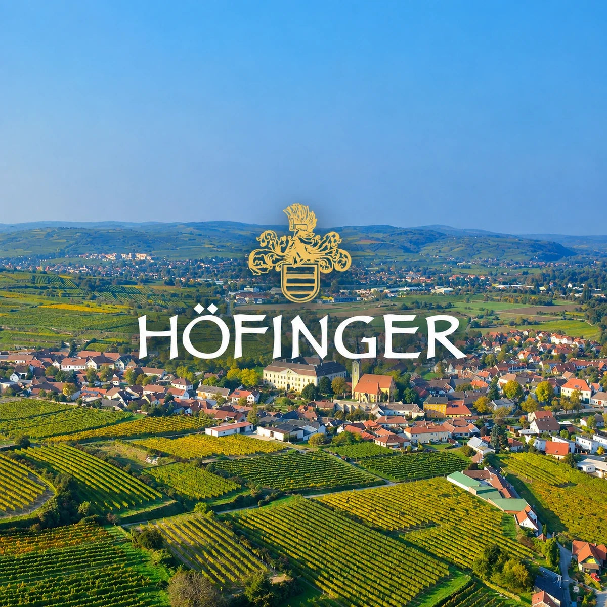 Weingut Höfinger met het logo van het wijnhuis