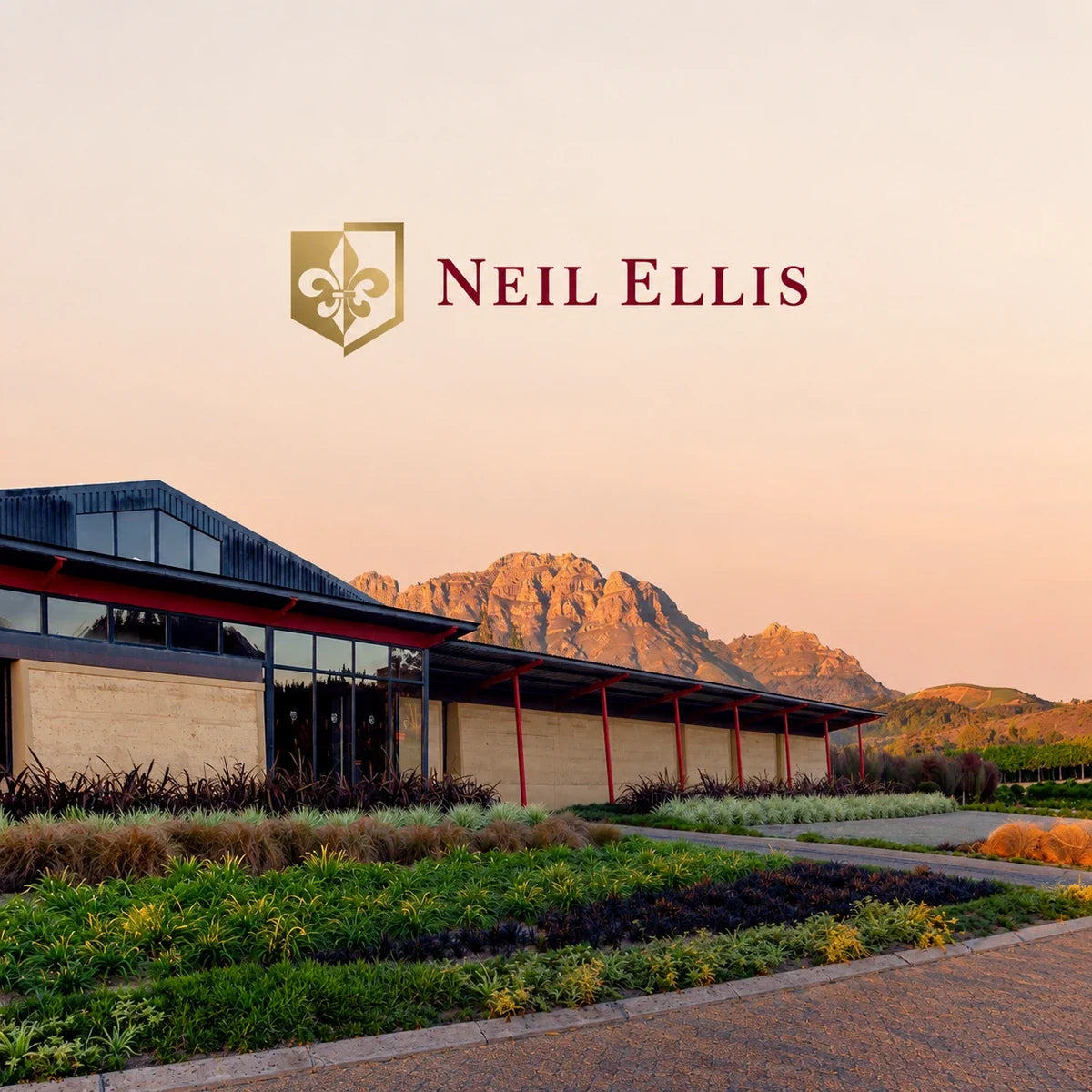 Neil Ellis, sfeerfoto met logo