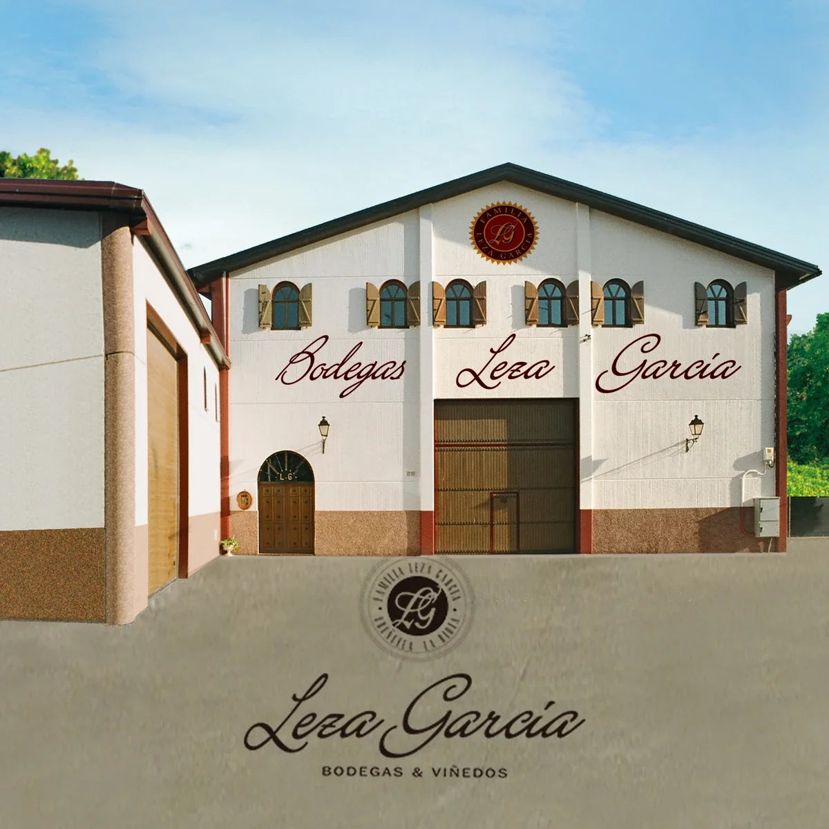 Leza García — wijnhuis met logo