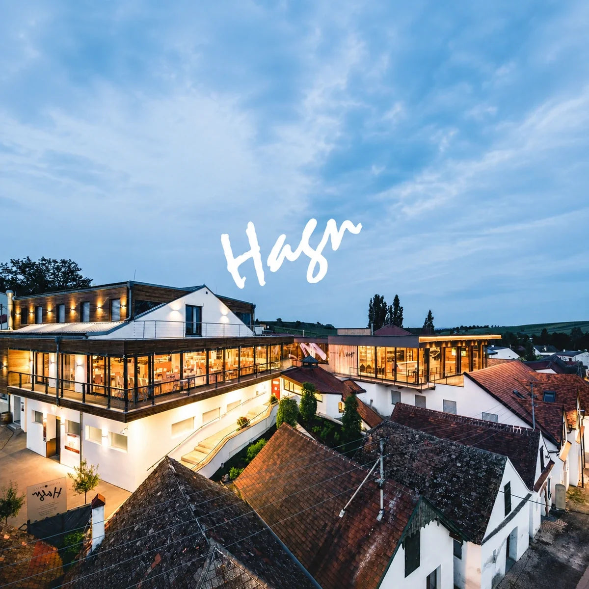 Weingut Hagn wijnhuis en logo