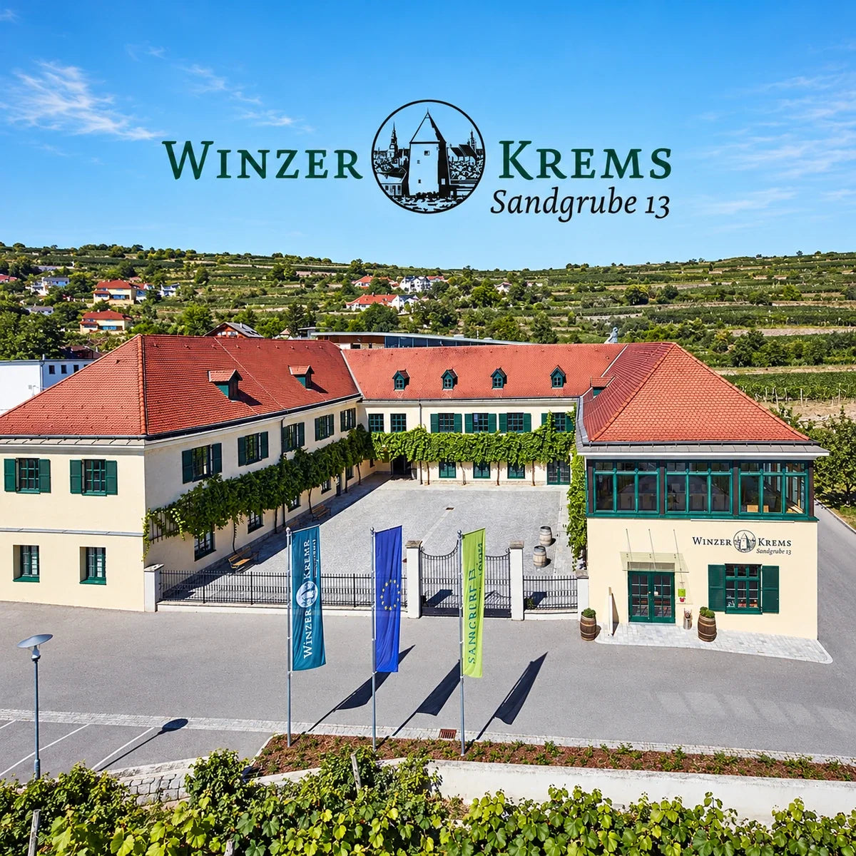 Winzer Krems wijnhuis en logo