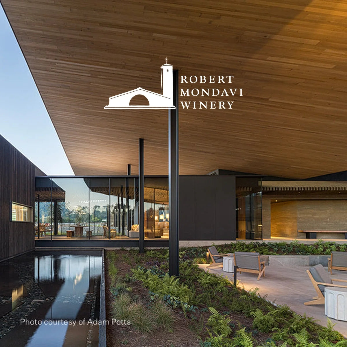 Robert Mondavi – sfeerfoto met officieel logo