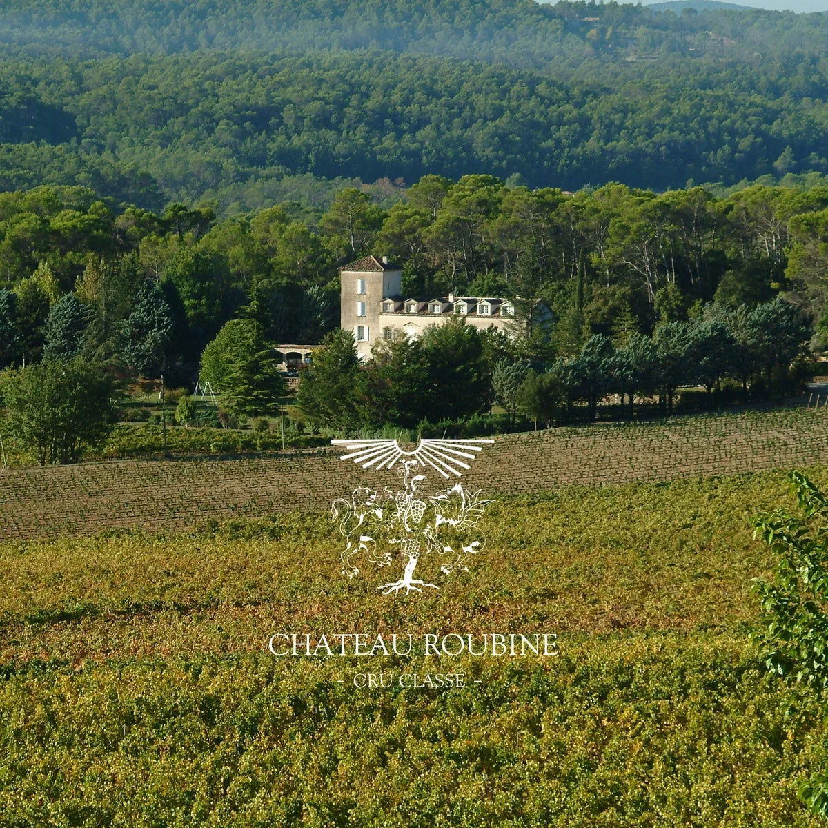 Château Roubine – sfeerfoto met officieel logo