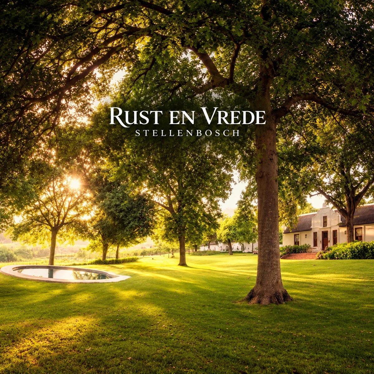 Rust en Vrede wijnhuis en logo