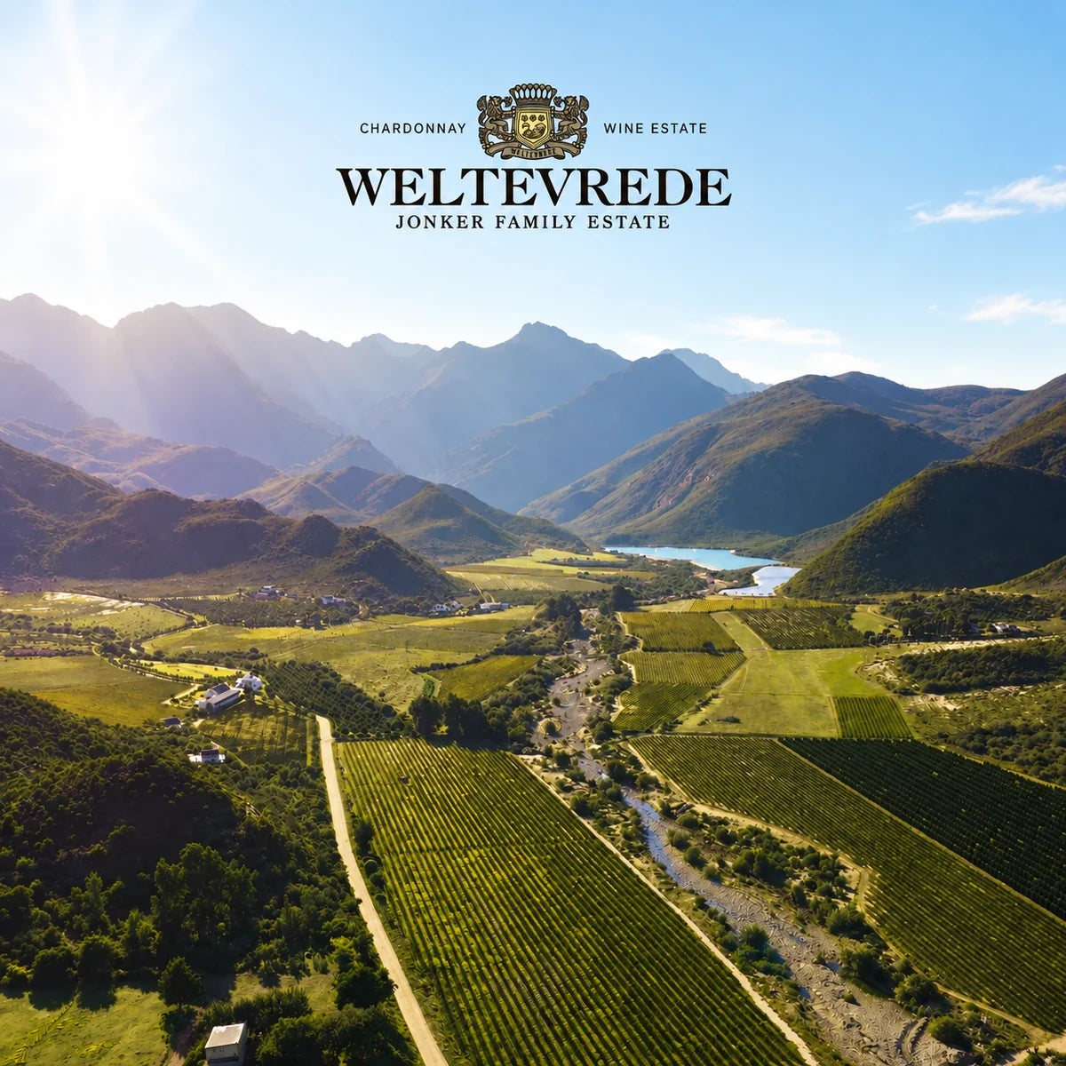 Weltevrede, sfeerfoto met logo