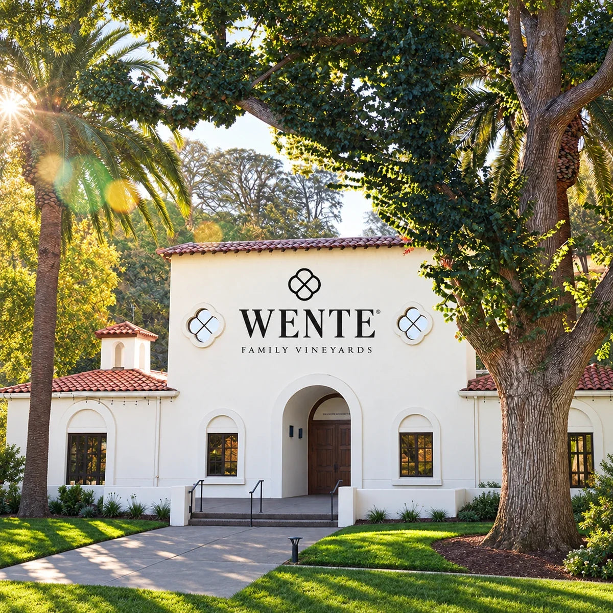 Wijnhuis Wente Family Vineyards met logo