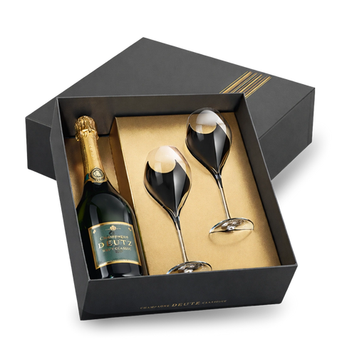 Champagne Deutz Brut Classic met Flutes