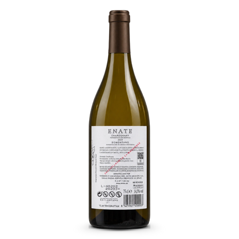 Enate Chardonnay Fermentado Barrica achterkant label