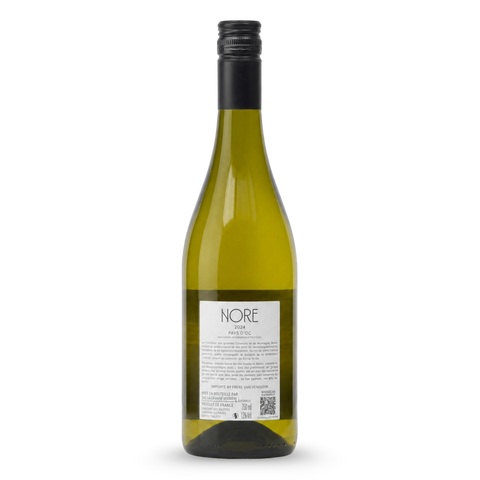 Nore Grenache Blanc IGP Pays d'OC 2023 achterkant label