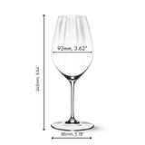 Riedel Performance Riesling dimensions