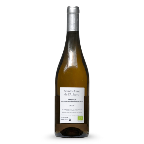 Sainte-Anne de L'Abbaye Chardonnay achterkant label