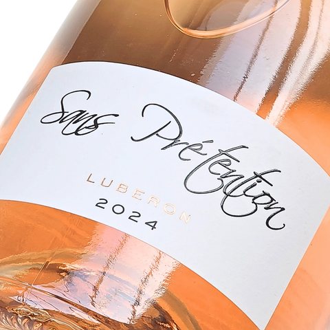 Sans Pretention Luberon Rosé close up