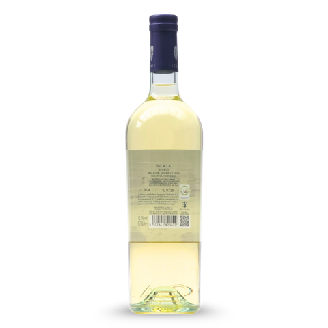 Scaia Garganega Chardonnay achterkant label