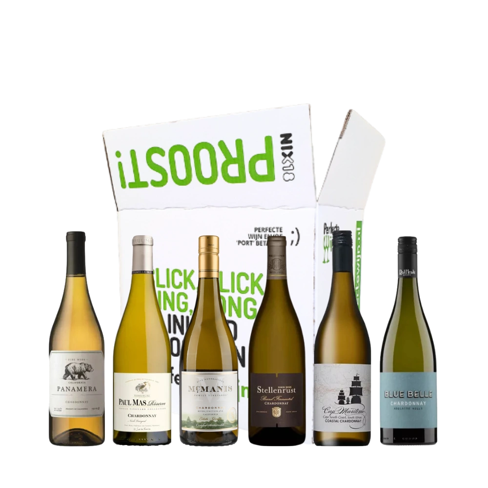 Wijnpakket - Chardonnay Houtgelagerd - 6 flessen