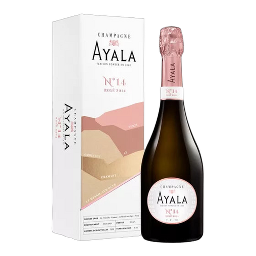 Ayala N° 14 Brut Rosé 2014 in geschenkdoos