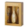Bottega Gold Glamour Box with Two Glasses