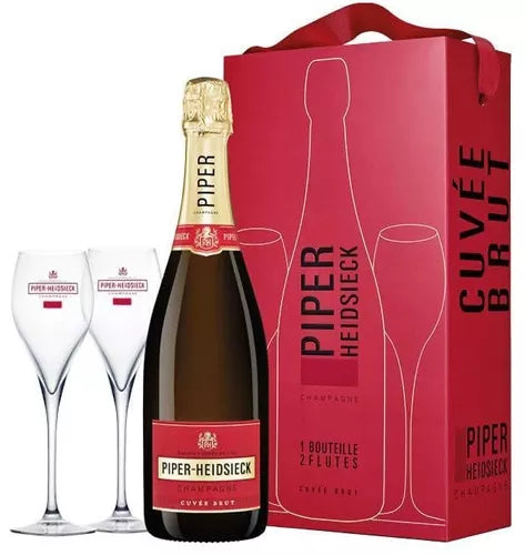 Piper Heidsieck Geschenkdoos met 2 Flutes