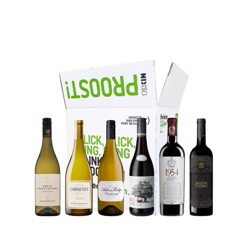 Wijnpakket - Houtgelagerd - 6 flessen