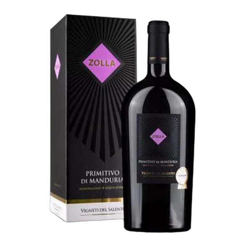Zolla Primitivo di Manduria MAGNUM in Doos